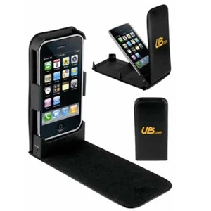 I-powerjacket - Leather Travel Case Protects And Recharges An Iphone Or Ipod Touch