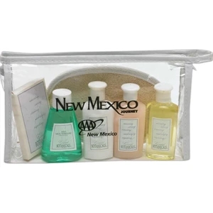 Guest Botanicals - Clear Pvc Bag With Conditioner, Shampoo, Lotion And Body Bar