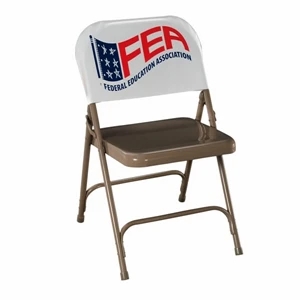 Vinyl Chair Back Cover, Turns An Ordinary Folding Chair Into A Billboard, 11" X 20"