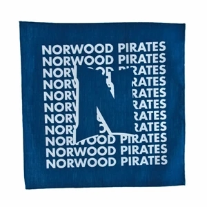 Pep Rag - 14" X 14" - Colorful Handkerchief That Can Be Waved In The Crowd