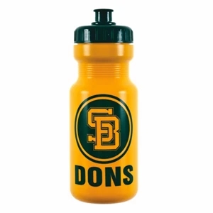 22 Oz - Durable Plastic Sport Bottle With A Reclosable Squeeze Lid And A Smooth Surface