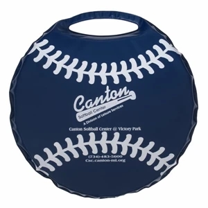 2" Thick - Round, Durable 10 Mil. Vinyl Seat Cushion With A Built-in Carrying Handle