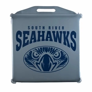 14" X 14" X 2 1/2" - Square, Durable 10 Mil. Vinyl Seat Cushion With A Built-in Carrying Handle