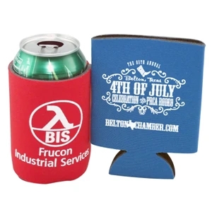 Custom Coolie (r) - Patented Collapsible Beverage Insulator, Sleeve Type Beverage Holder