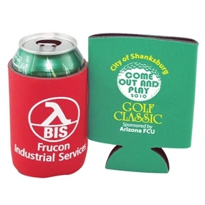 Custom Coolie (r) - Patented Collapsible Beverage Insulator. 2-day Quickship