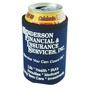 Custom Coolie Elite (r) - Custom Scuba Insulator Beverage Holder With Black Trim. 2-day Quickship