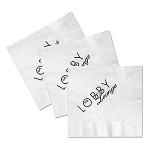 Custom Beverage Facial 1 Ply Napkin