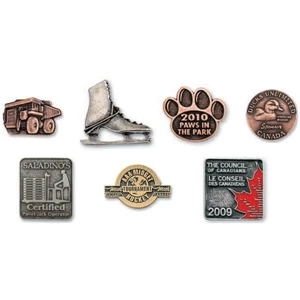 Econo - 1 1/4" - Domestic Lapel Pin At Budget Pricing With Single Butterfly Clutch