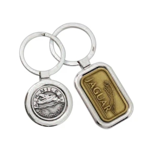 Platinum Series - Oval - Key Chain With Attractive Design With Cast Insert