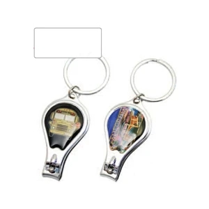 Platinum Series - Key Chain With Nail Clipper, Bottle Opener, And Nail File