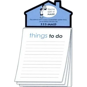 Magna-pad (tm) - House Shape Magnet - Stock Things To Do (50 Sheet). Two Great Products In One!