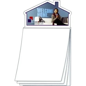 Magna-pad (tm) - House Shape Magnet - Blank Sheet (50 Sheet). Two Great Products In One!