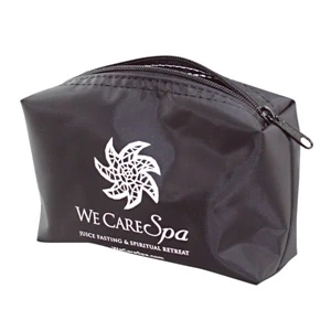 All Purpose Bag With Gusset Bottom And Black Zipper, W 6" X 4" X 2" Gusset
