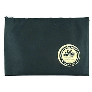 10oz Duck W 16"x10-1/2" Portfolio With Black Nylon Zipper And Seamed Bottom
