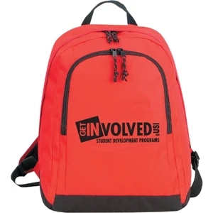Backpack Made Of 600-denier Polyester, Has A Double Zippered Main Compartment