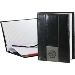 Newport - Dual Tone Contemporary Style Journal Book With Vertical Panels