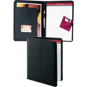 Classic Valueplus - Non Zippered Pad Folio With Flap Pocket And Reinforced Spine Trim