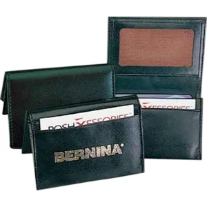 Pro Business - Pu Leather Business Card Holder With 4 Pockets To Hold More Than 40 Cards