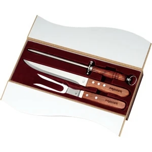Niagara Homestyles (tm) - Cutlery Carving Set Includes Carving Fork, Carving Blade And Sharpener