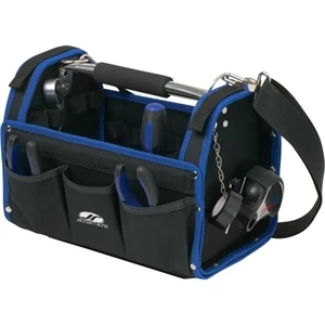 Tool Zone (tm) - Tool Carrier With Open Top And Metal Handle With Soft Grip