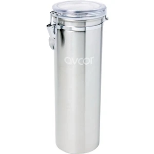 Homestyles (tm) Snaplock - Stainless Steel Utensil Canister With 5 Nylon Utensils