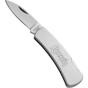 Tool Zone (tm) - Metal Buck Knife, Stainless Steel Locking Blade Provides Safe Cutting
