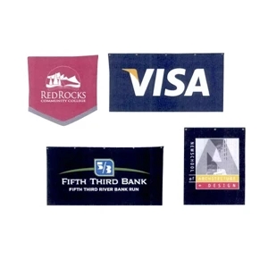 Logobanner - Podium Banner, 20" X 30", Made From Premier (tm) Fabric With 1 Color Imprint