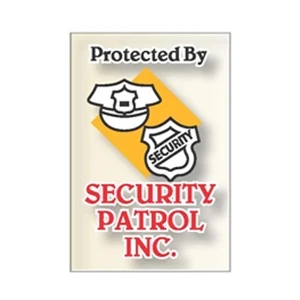 6 - 10 Sq. Inches - Clear Polyester Screen Printed Roll Labels With Back Adhesive