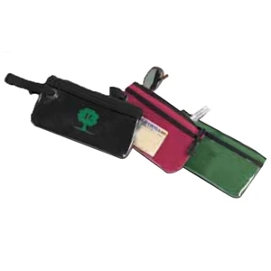 Merriment - Colorful Polyester Mesh Pouch With Convenient Pvc Pocket, Blank, Closeout
