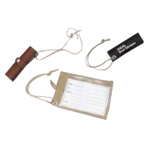 Personalized Designer Pu Luggage Tag With Hidden Id Card For Privacy, Blank,closeout