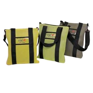 Dazzling - Polyester Mesh Tote Bag With Removable Adjustable Shoulder Straps, Blank, Closeout