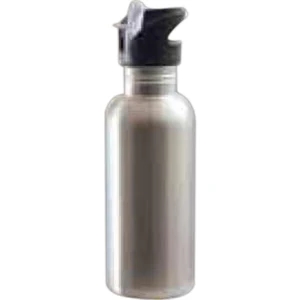 Silver - This Stylish Stainless Steel Water Bottle Is Great For Promotions, Events And More!