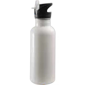 White - This Stylish Stainless Steel Water Bottle Is Great For Promotions, Events And More!