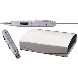 128mb - Usb 2.0 Flash Drive Doubles As A Laser Pointer With Ballpoint Pen