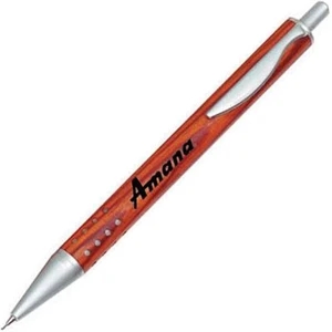 Techna - Rosewood Mechanical Pencil Features 24 Precision Drilled Holes On Barrel