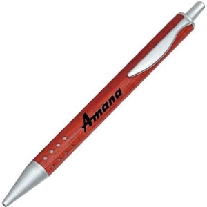 Techna - Rosewood Ballpoint Pen Features 24 Precision Drilled Holes Near Tip