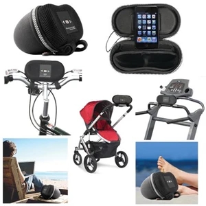 Water Resistant Nylon Amplified Stereo Speakers Attach To Your Handlebars Or Frame
