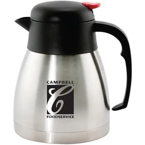 Stainless Steel Vacuum Carafe. Our Newest One-liter (34-oz.), Double-walled