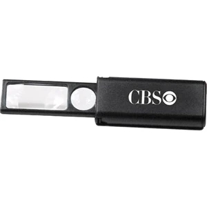 Pen Type Miniature Magnifier With Sliding Cover And Convenient Pocket Clip