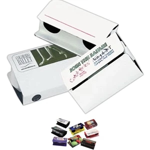 Up To 4 Color Process Overall Imprint - Pocket Size 3x Power Folding Paper Binoculars With Custom Decal
