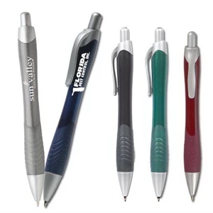 Maverick Designer Series - Plastic With Rubber Comfort Grip Pen With Popular Contoured Design