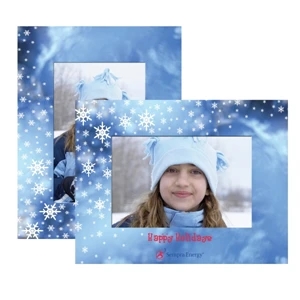 Paper Easel Frame, Holds Either A 4" X 6" Or 5" X 7" Photo (winter Paper)