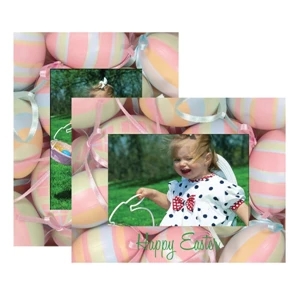 Paper Easel Frame, Holds Either A 4" X 6" Or 5" X 7" Photo (easter Paper)