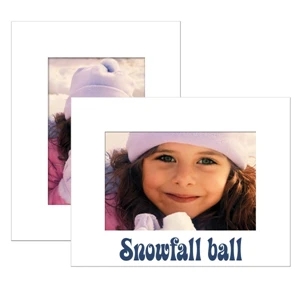 Paper Easel Frame, Holds Either A 4" X 6" Or 5" X 7" Photo (white Paper)