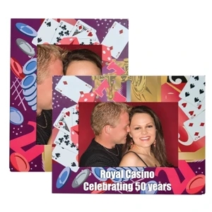 Paper Easel Frame, Holds Either A 4" X 6" Or 5" X 7" Photo (casino Paper)