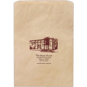 Kraft Paper Merchandise Bags - Flexo Ink