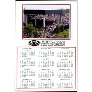 Custom Color 18" X 27", 100 Lb. Gloss Enamel, Year On A Page Wall Calendar