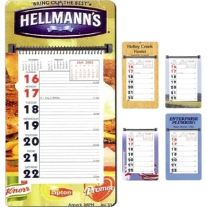 Week-on-a-page Memo Wall Calendar With 52 Pages And Spiral Page Retainer