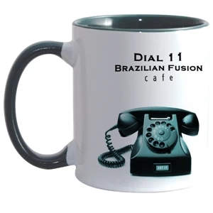 Green - Match Full-color, Full-wrap Decoration To This 11 Oz Colored Inside And Handle Mug!