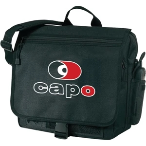 The Wall Street - Briefcase With Double Zippered Main Compartments, Adjustable Shoulder Strap